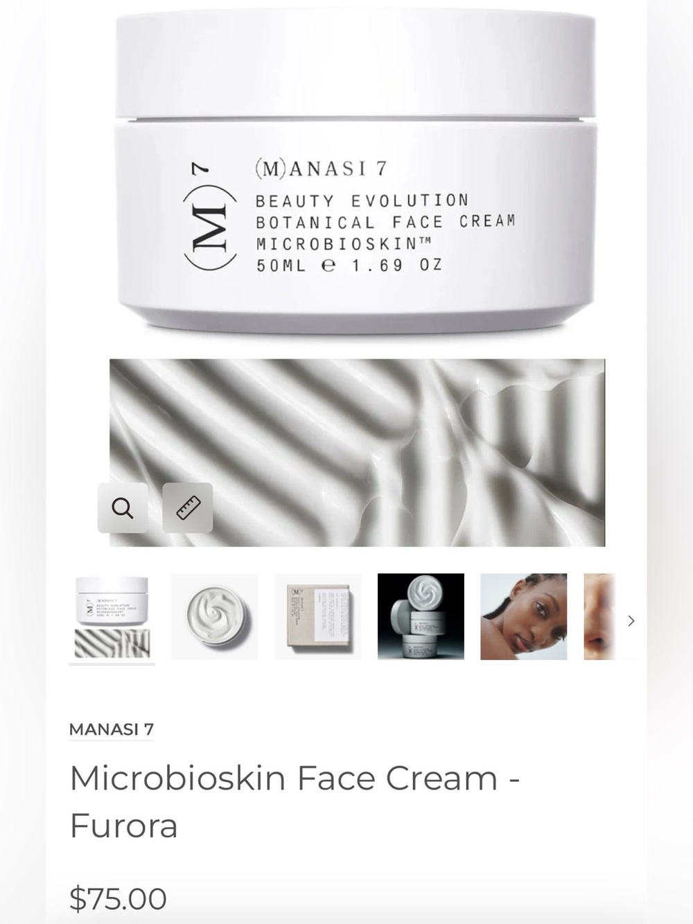 Microbioskin Botanical Face Cream — White